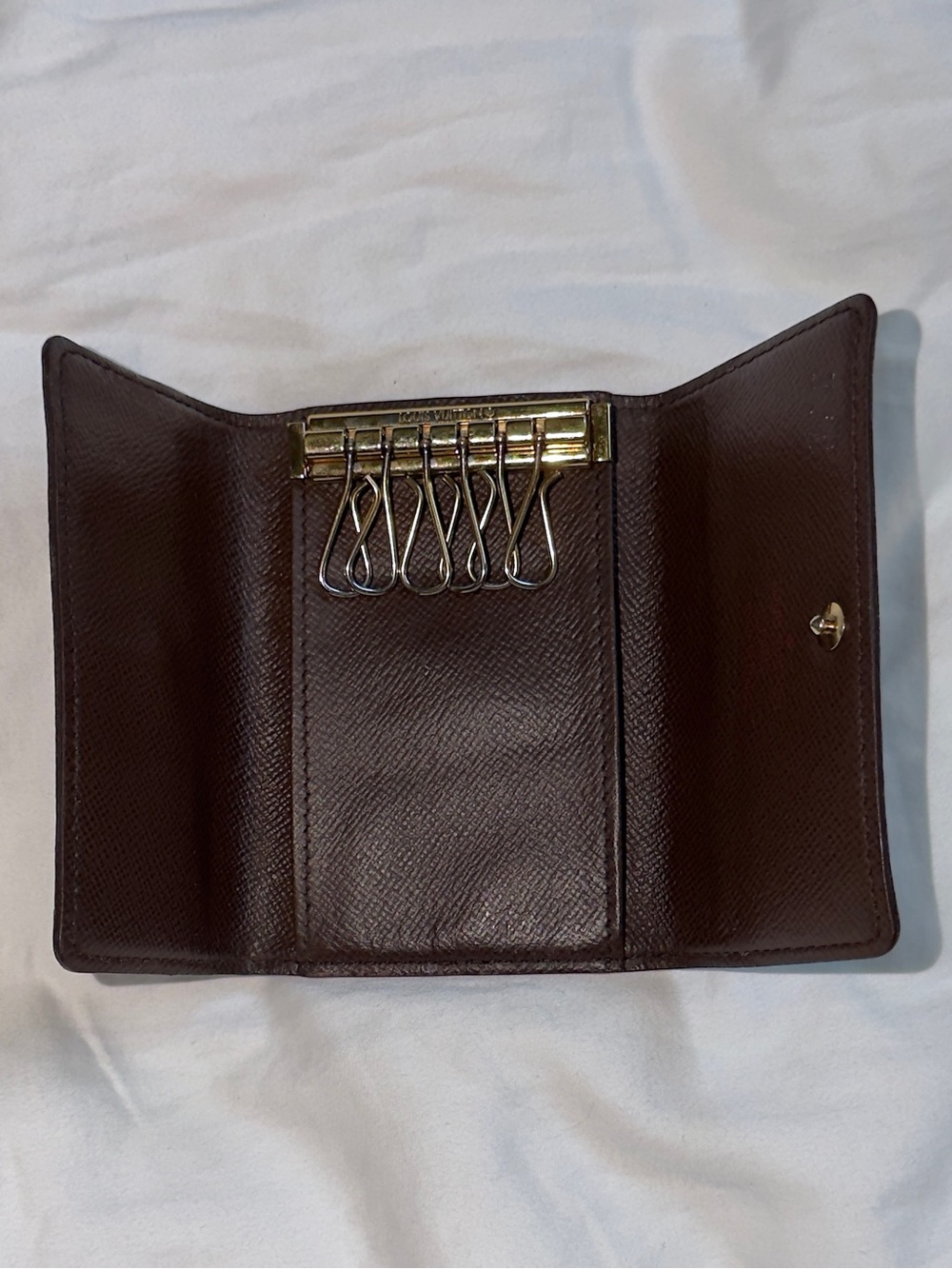 Louis Vuitton Damier Ebene Multicles 6 Key Card Holder Authentic - Picture 10 of 13